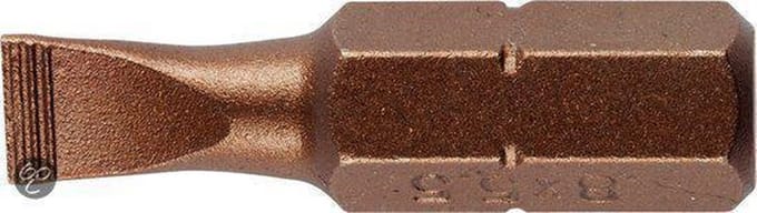 KWB Iso-Temp Schroefbit Platte Kop 1/4" - 6 mm