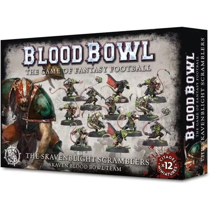 Figurine Games Workshop Blood Bowl - Team Skaven : Skavenblight Scramblers (x12)