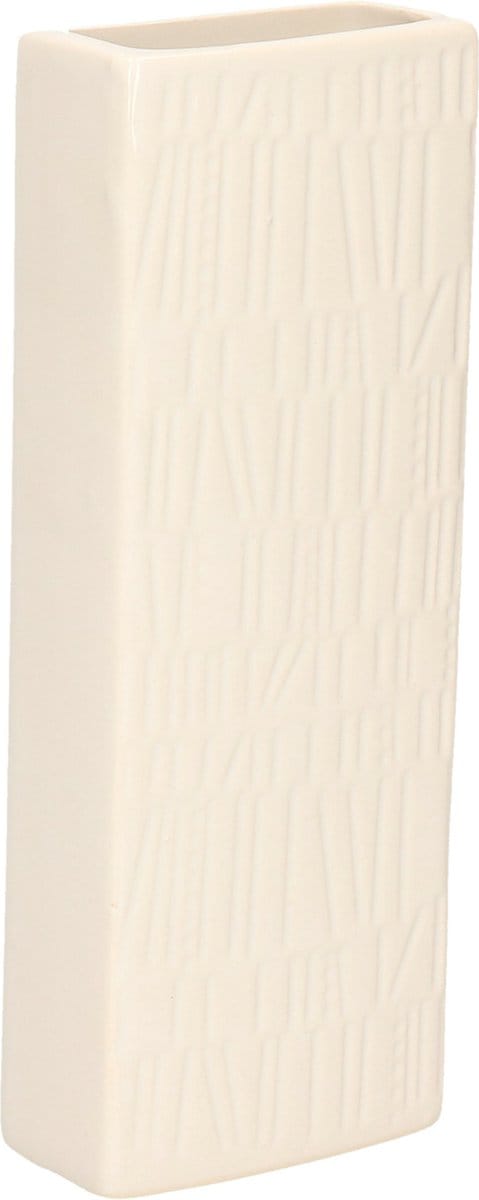 Gerimport Waterverdamper - warm wit - keramiek - 400 ml - radiatorbak luchtbevochtiger - 7 x 18,5 cm