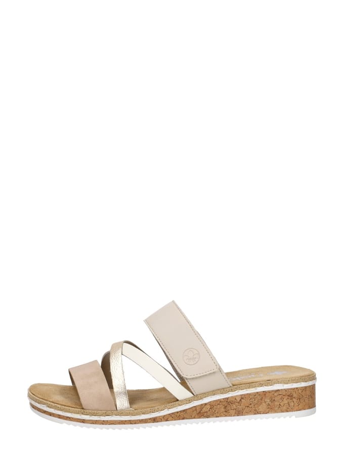 Rieker Slippers F beige - Maat 42