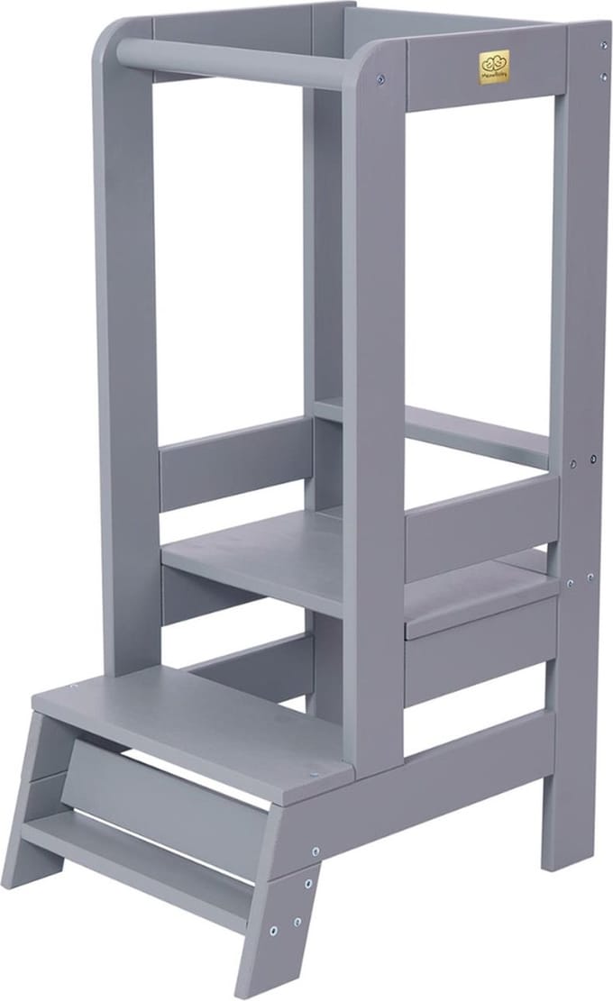 Leertoren | Keukenhelper | grenenhout |