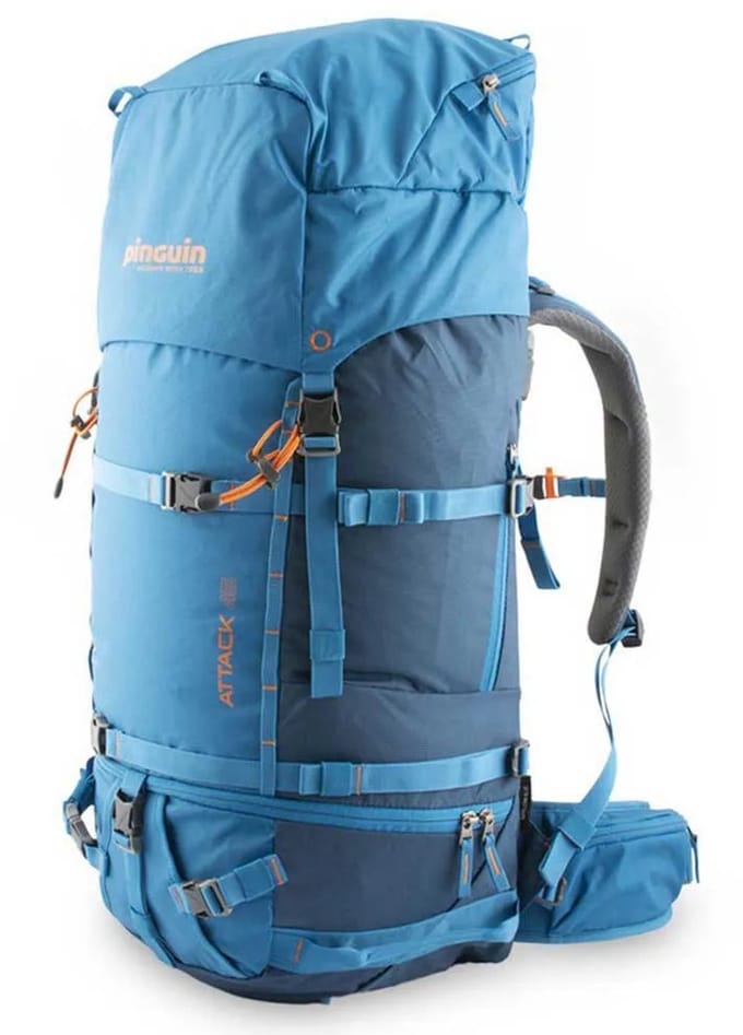 Pinguin Attack 45l Nylon Rugzak Blauw