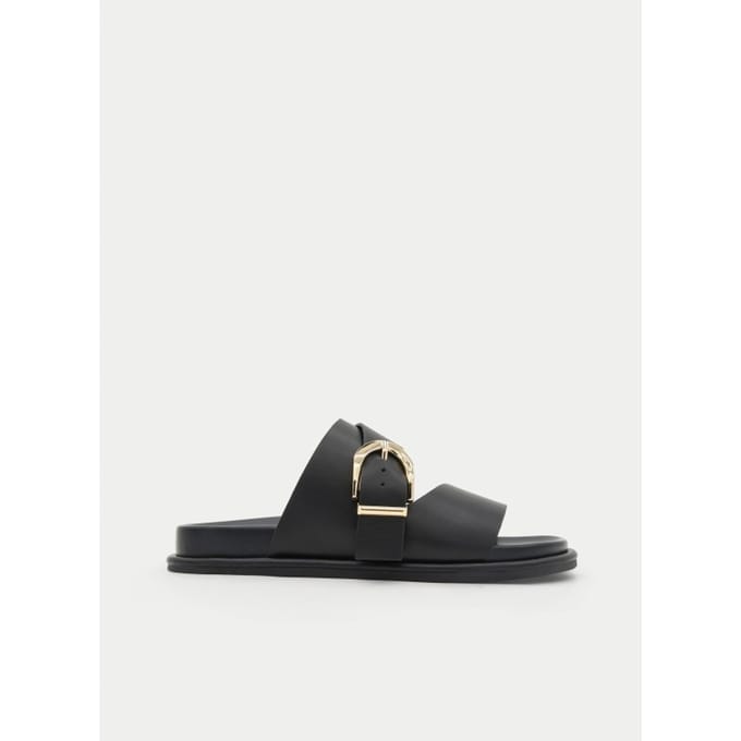 Montevita platte sandalen Politre zwart