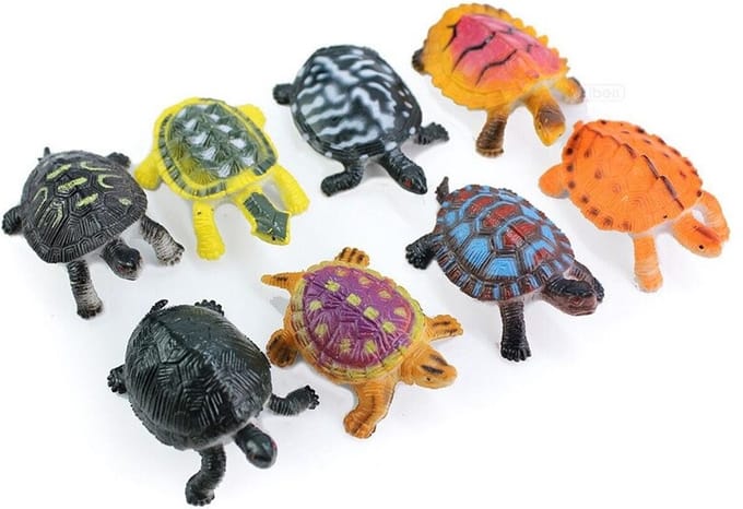 8 Stuks Aquarium Decoratie – Schildpad – 5.5*3.5 cm