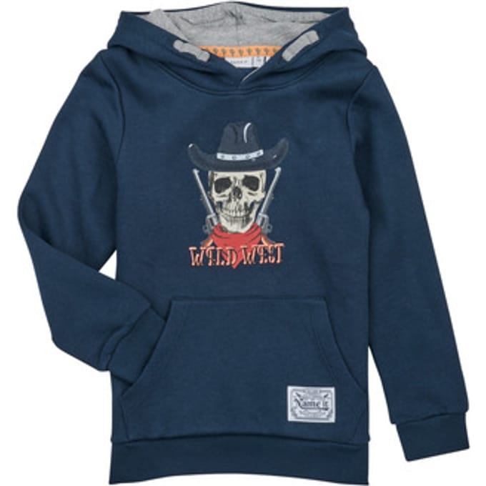 Name it  Capuchon sweaters NKMLANDER SWE W HOOD BRU PS
