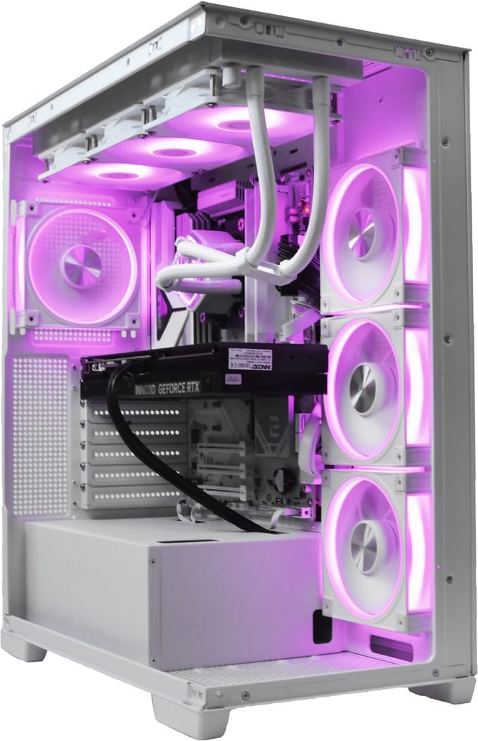 Intel Core Ultra 9 285K High-End Game PC/ Streaming computer - Nvidia GeForce RTX 5080 16GB – 32GB RAM – 1.0TB M.2 SSD – Win11 Pro - Deepcool CG580 Wit