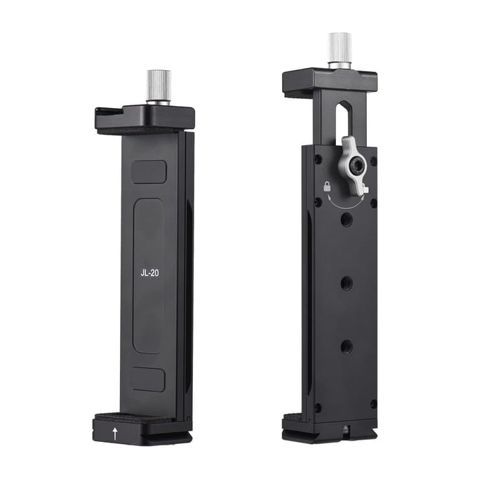 Smartphone Tablet Statief Mount Telefoonhouder Klem Aluminiumlegering 12.5cm-23cm/4.92in-9.05in