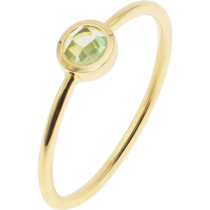 Peridoot ring verguld voor vrouwen Sloya Gemia