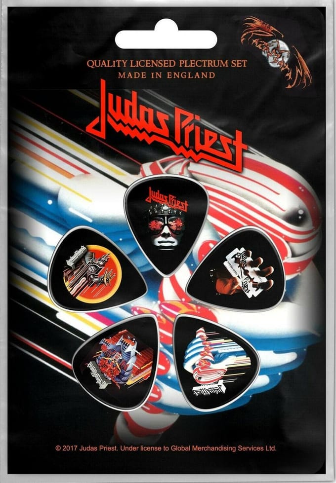 Judas Priest - Turbo Plectrum - Set van 5 - Multicolours