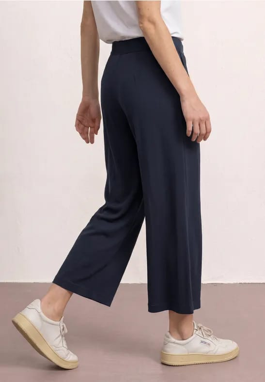 7/8 broek met wijde pijpen in Loose Fit