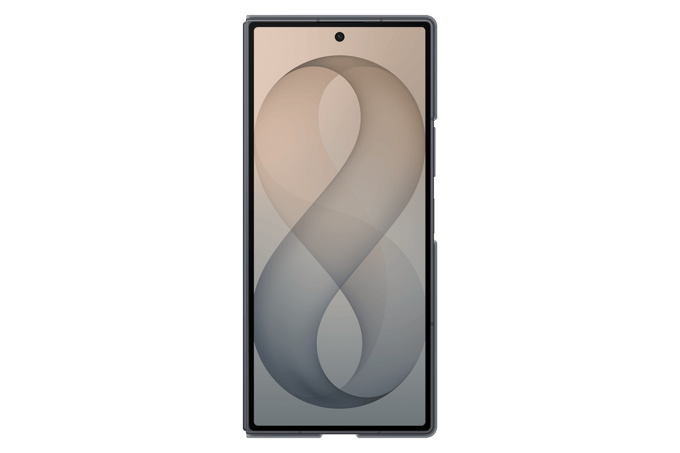 Hoes voor Samsung Galaxy Z Fold8 Ultra F976, Silicone Magnet Case, Zwart EF-EF976CBEGWW