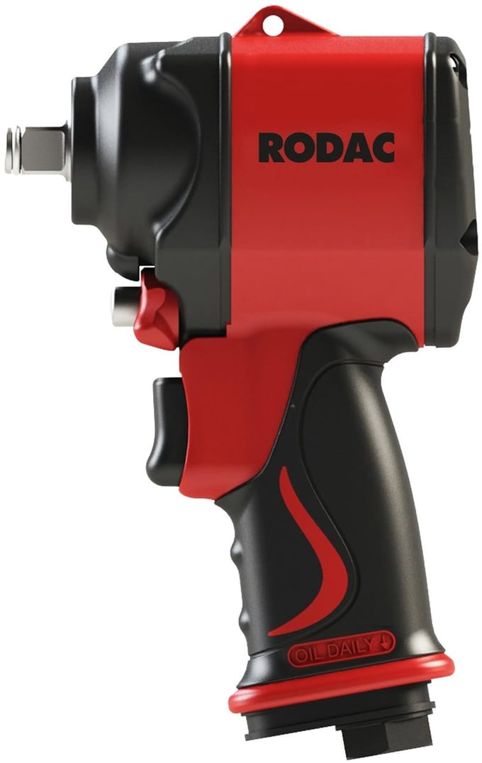 RODAC RC2690 Slagmoersleutel 3/8 Stubby Twin Hammer