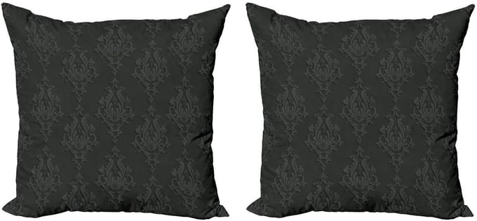 ABAKUHAUS Kussenhoes – 2x40x40 cm – Dubbelzijdig bedrukt – Microvezel