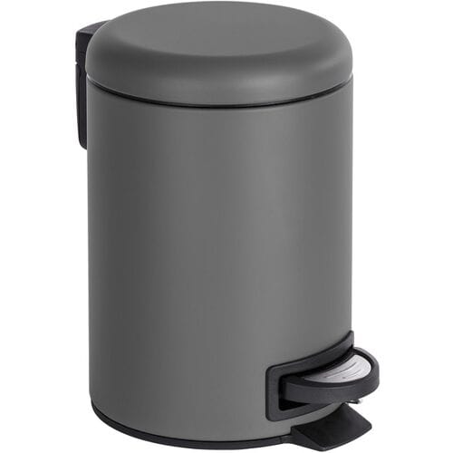 WENKO Prullenbak Leman 3 L (Grijs)