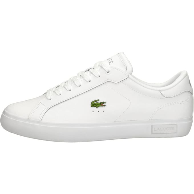 Lacoste POWERCOURT 125 2 SMA WHT/WHT Heren Sneakers - wit / wit