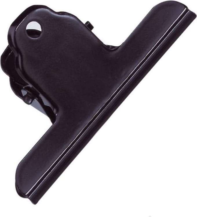 Alco papierklem - 75mm - zwart - AL-770-11