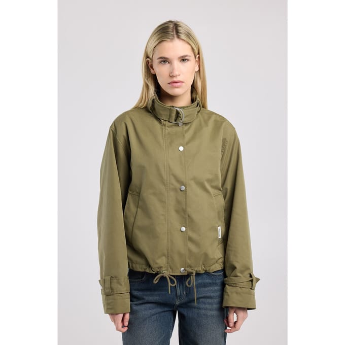 America Today Joelle Olive Maat: M | Spijkerjassen Outlet | Dames | Bruin