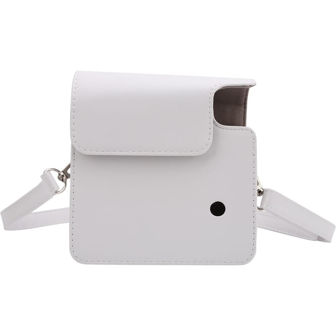 Camera Beschermhoes PU Leer Schouder Camera Tas Geschikt voor Instax SQUARE SQ1 wit