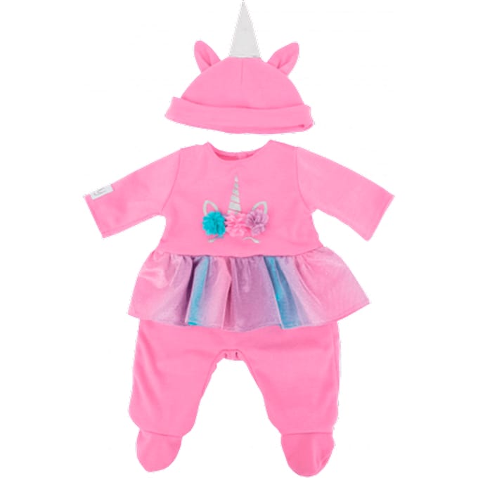 Tiny Treasure Roze Eenhoorn poppenkleertjes