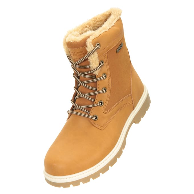 Mountain Warehouse Dames/Dames Thermische Waterdichte Enkellaarzen (Bruin)