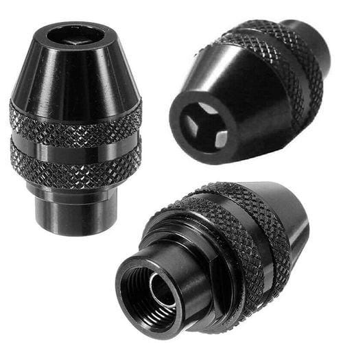 3 stuks zwarte snelspanboorhouder snelwissel voor Dremel Rotary Tool booraccessoires