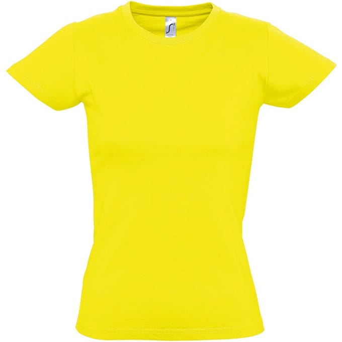 SOLS Dames/dames Imperial Heavy Short Sleeve T-Shirt (Citroen)