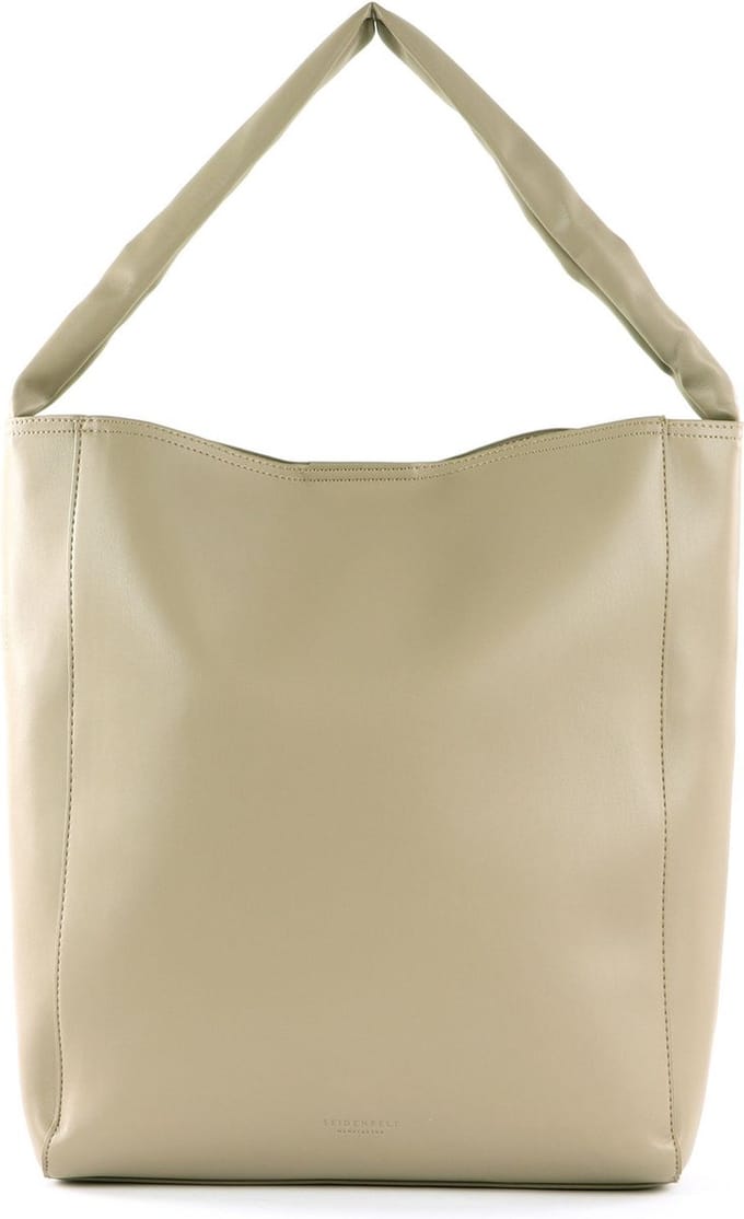 SEIDENFELT MANUFAKTUR Schoudertas SFM229 Hobo Powder Taupe Beige