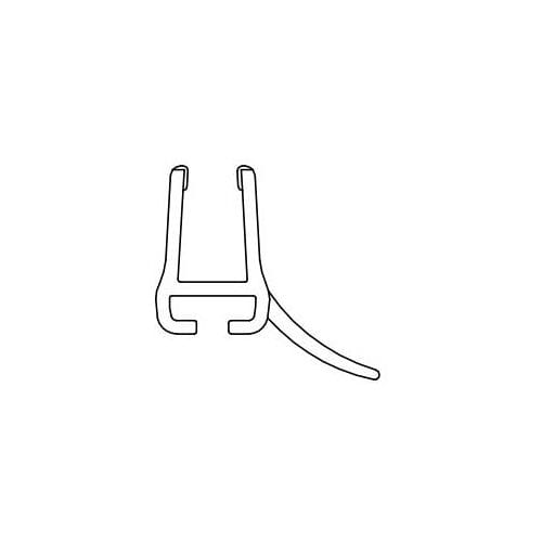 HSK water deflector profile straight, 5mm glass E100058-5