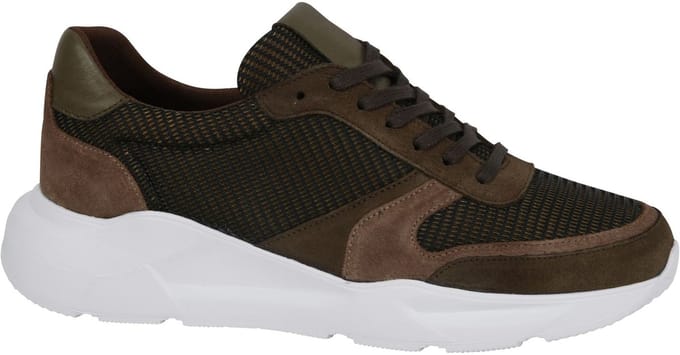 Suitable Sneaker Donkergroen - Maat 44 - Heren