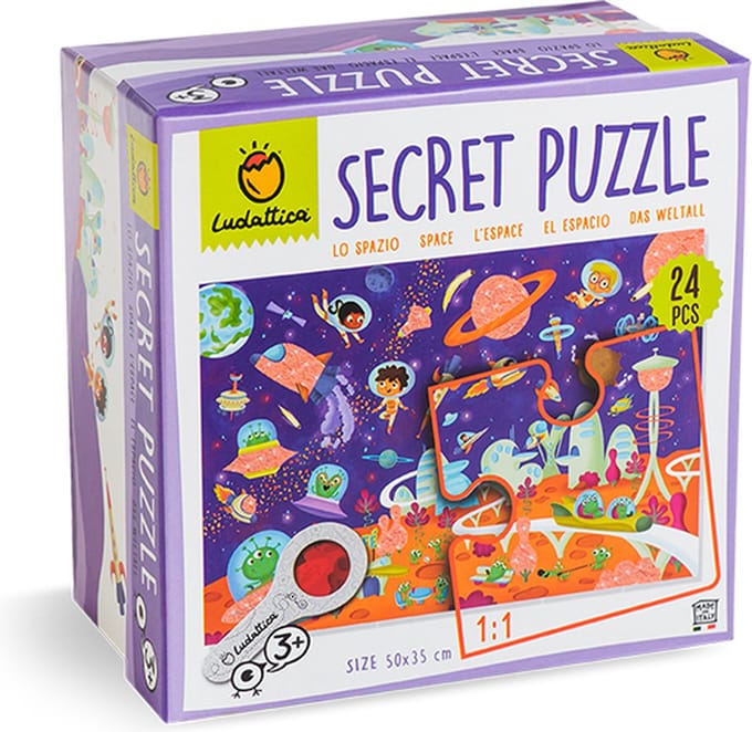Ludattica Legpuzzel Secret Puzzle Space Junior 24 Stukjes