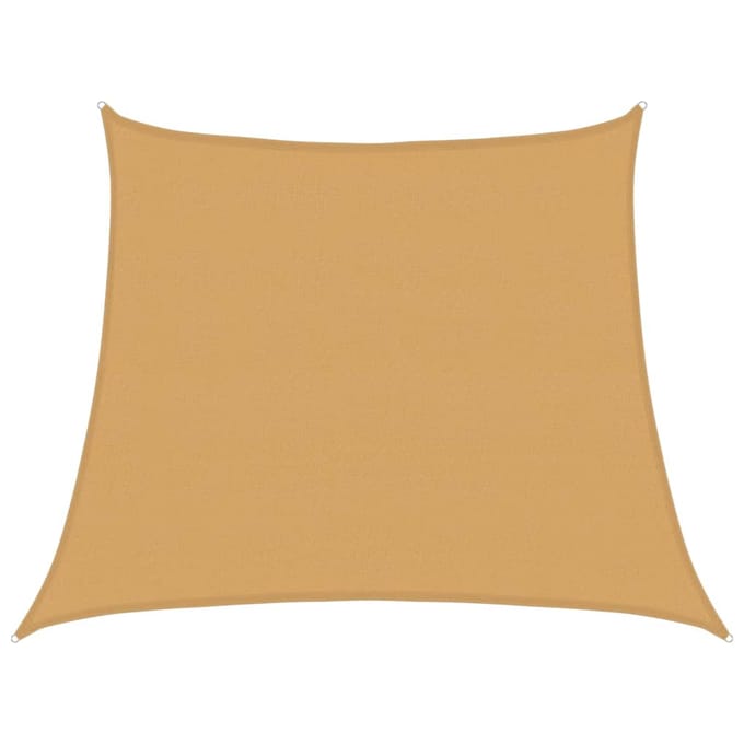 vidaXL - Zonnezeil - 160 - g/m² - trapezium - 3/4x3 - m - HDPE - lichtgrijs