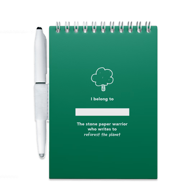 Erasable Notepad A6 - Forest Green - Hardcover / A6