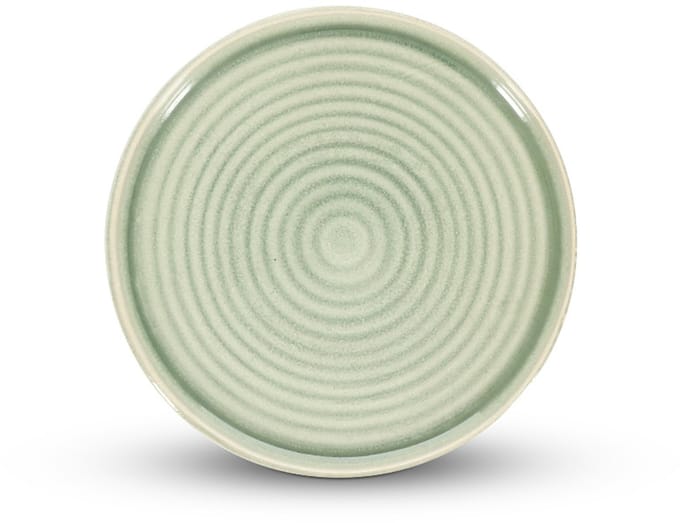 Salt & Pepper Plat bord 21,5cm groen Cameo (Set van 4)