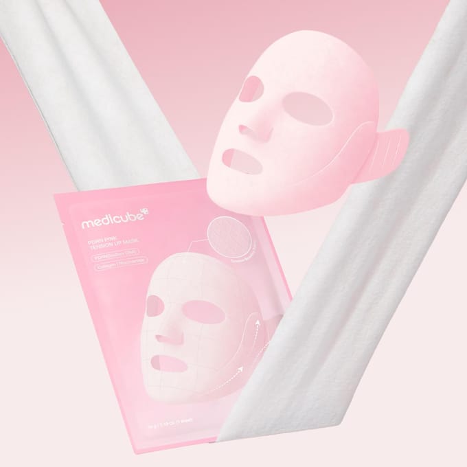 medicube - PDRN Pink Tension Up Mask Set 34g x 4 sheets