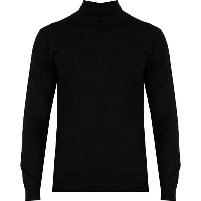 Xagon Man stoppen Turtleneck Mannen zwart