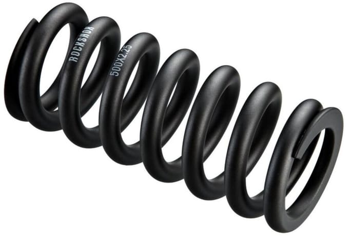 Rockshox Grey Vivid/kage 200x 51/57 Mm Schokdemper Veer Zilver 500 lbs