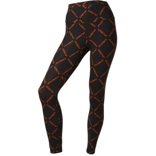 CRIVIT Dames sportlegging (Zwart/oranje, M (40/42))