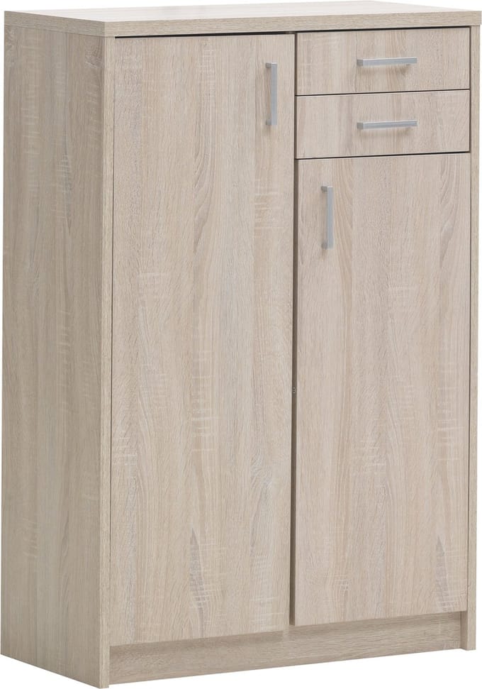 Commode Spacio 110cm 2 deuren/2 laden - sonoma eik