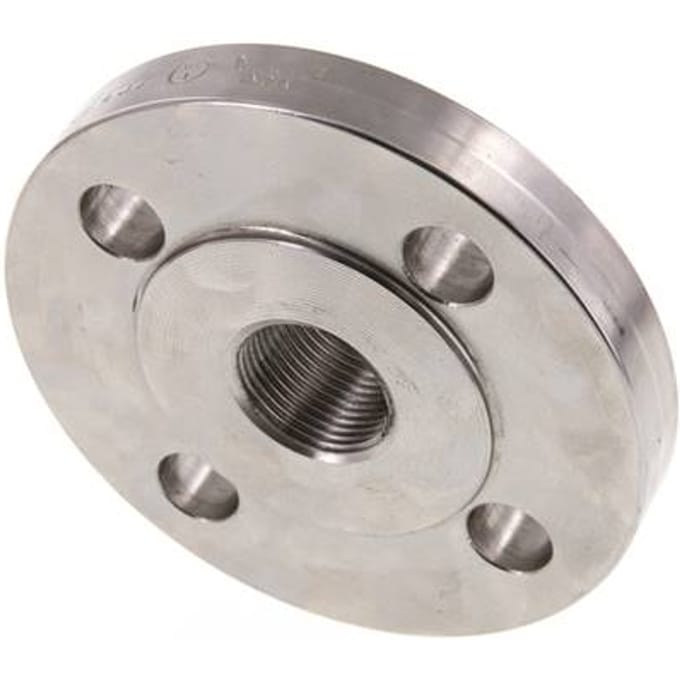 Draadflens DN20-PN16 Rp 3/4'' RVS 1.4571 DIN 2566