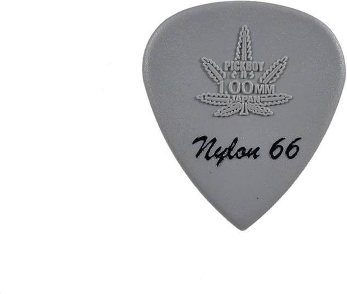 Pickboy GP77R-100 1.00 mm Nylon 66 Plectrums 50-Packs Voor Elektrische Gitaren Sets