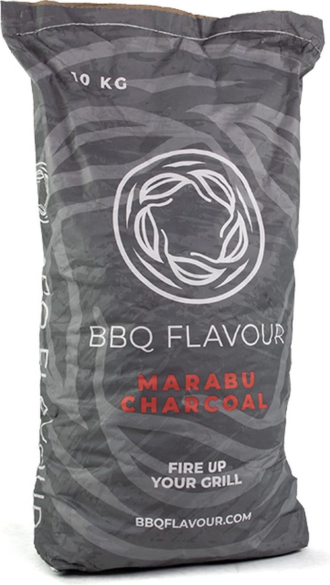 BBQ Flavour Houtskool - Marabu - 10 kg - Lange Brandduur - Kamado - Charcoal