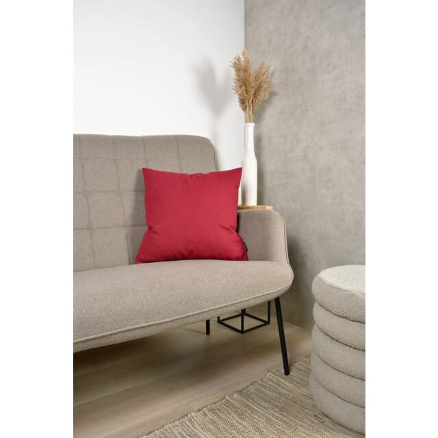 Gek op kussens! Sierkussen uni donker | 45 x 45 cm | katoen/polyester