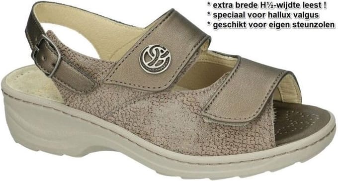 Fidelio Hallux -Dames - brons - sandalen - maat 42