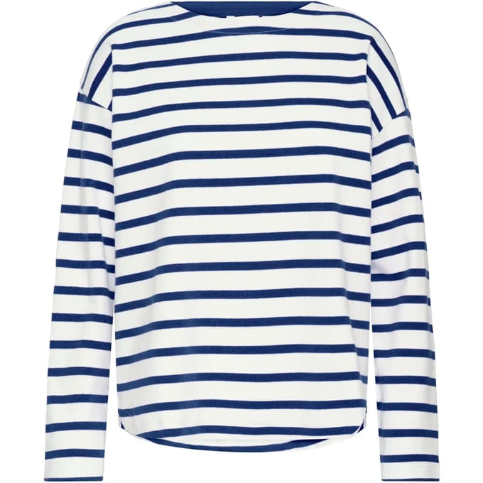 Gestreepte lange mouwen t-shirt voor dames b.young Ramsi