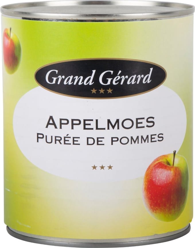 Grand Gérard Gezeefde appelmoes 12 blikken x 850 gram
