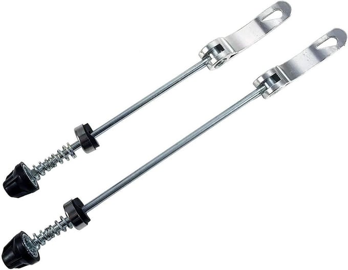 Set Snelspanners Fiets Voor en Achter - Universele QR Quick Release voor MTB en Racefiets