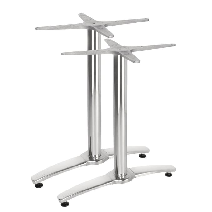 Bolero aluminium tafelvoet 67x59cm (2 stuks)