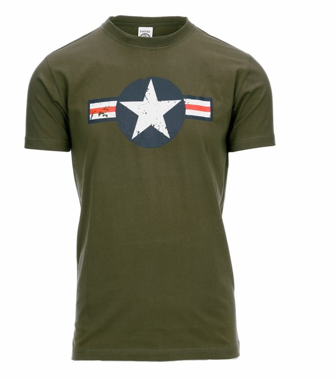Fostex T-shirt WW II Groen S