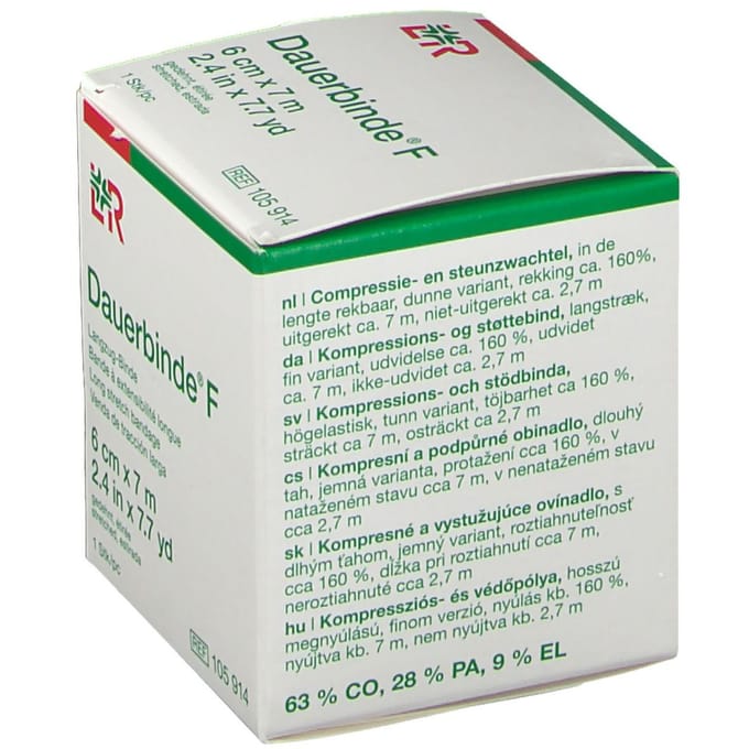 Lohmann & Rauscher Dauerbinde F 6cm X 7m 22010 1 Verband