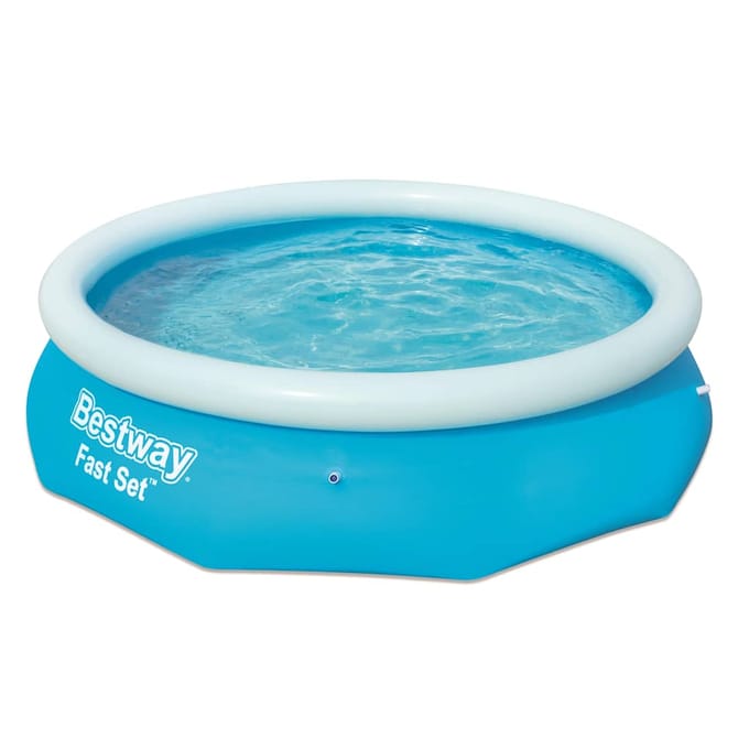BESTWAY Rond opblaasbaar zwembad Fast Set Pools - Ø 305 x H 76 cm blauw
